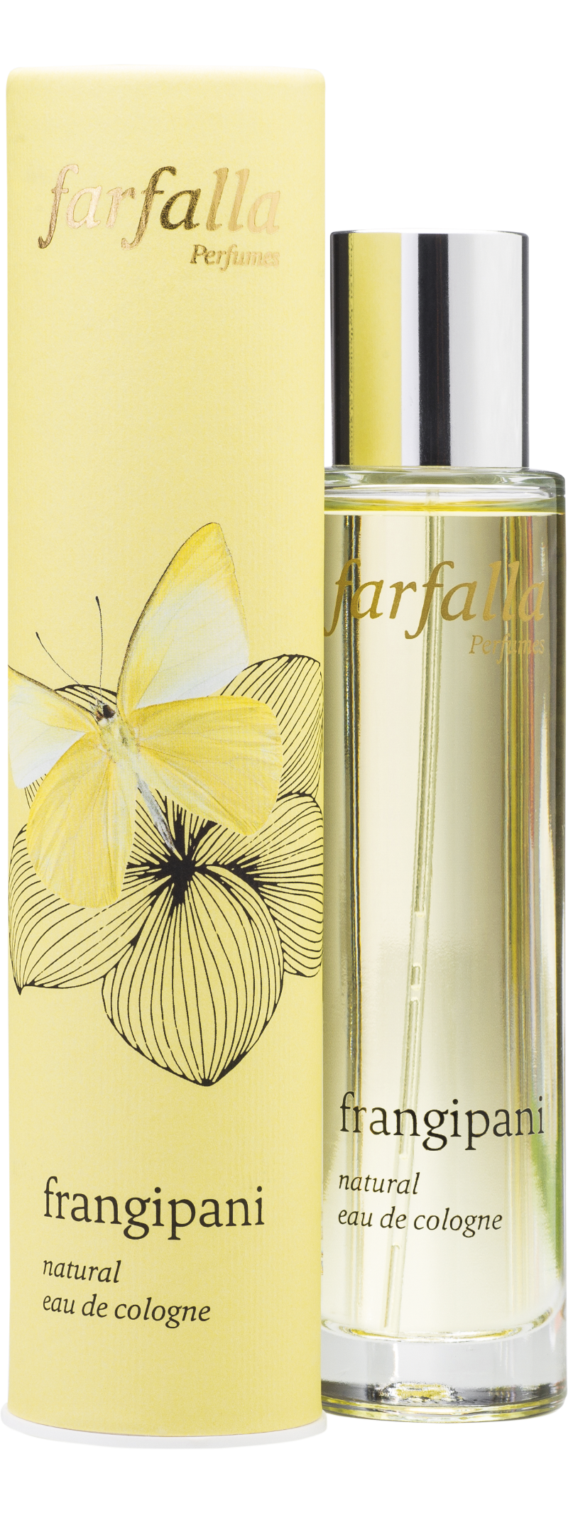 Frangipani, Natural Eau de Cologne, farfalla