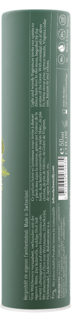 Waldzauber, Natural Eau de Cologne, farfalla