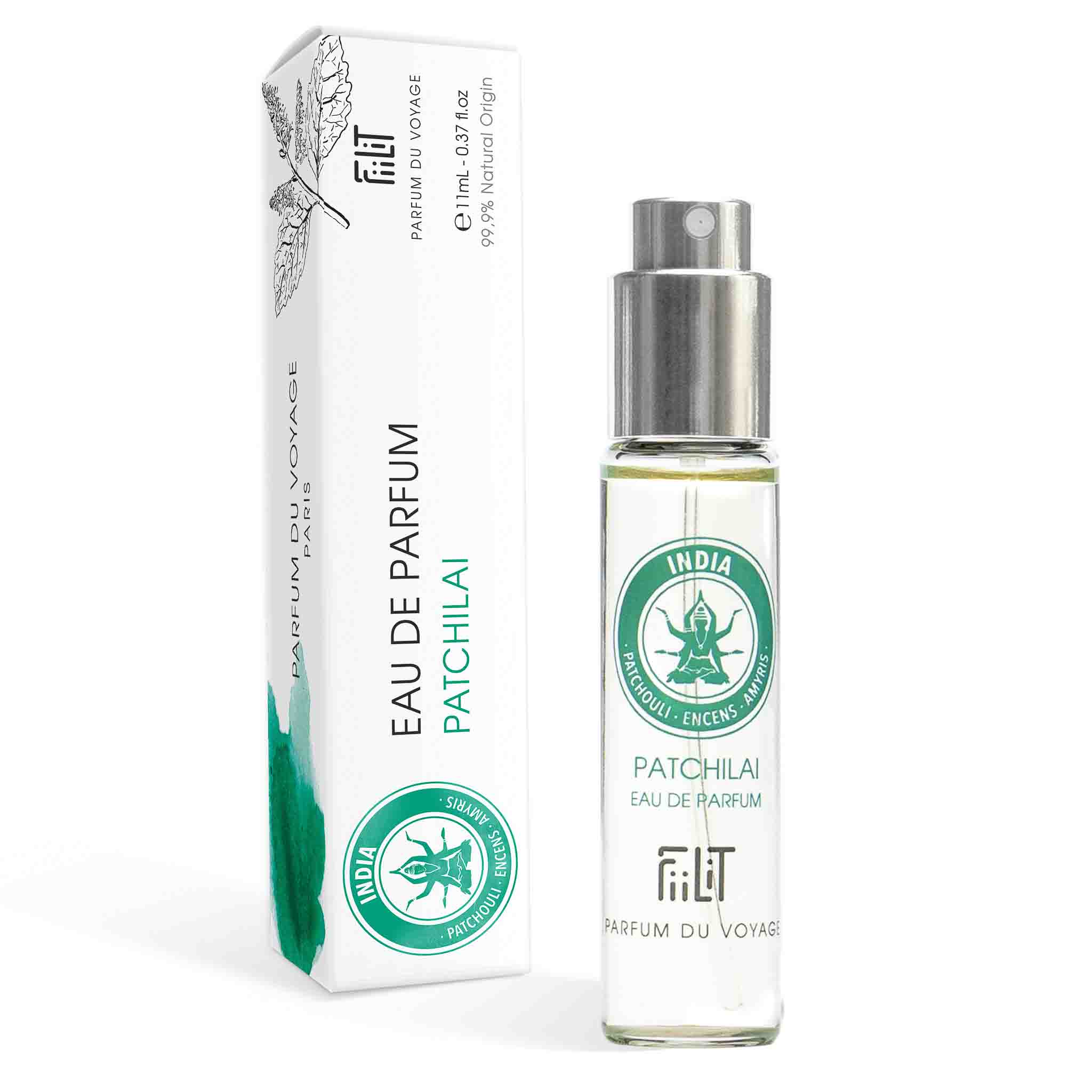 PATCHILAI INDIA, Eau de Parfum, FiilIt Parfum du Voyage