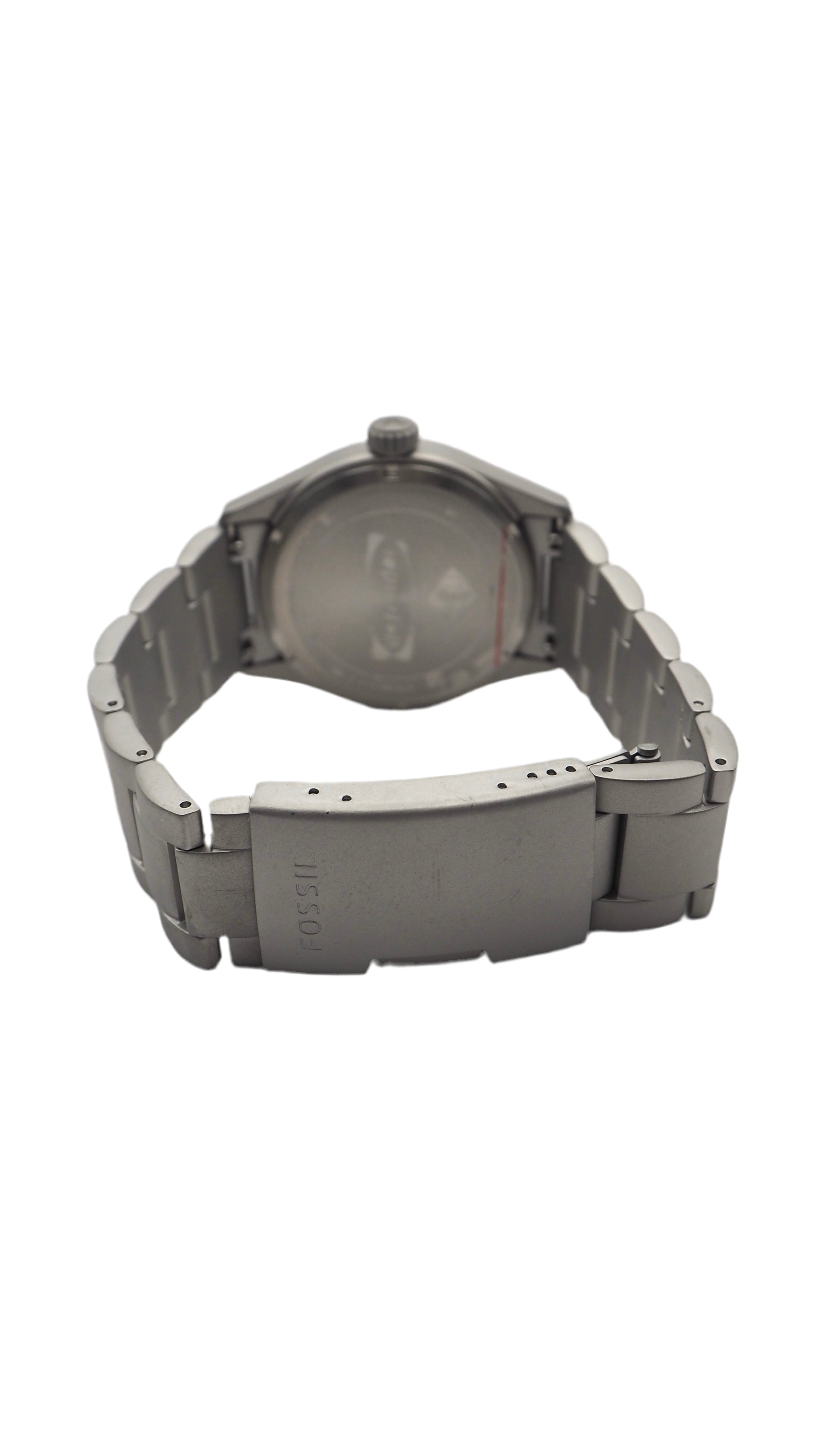 Fossil Defender FS5973 Solar Herrenuhr Edelstahl Neu OVP