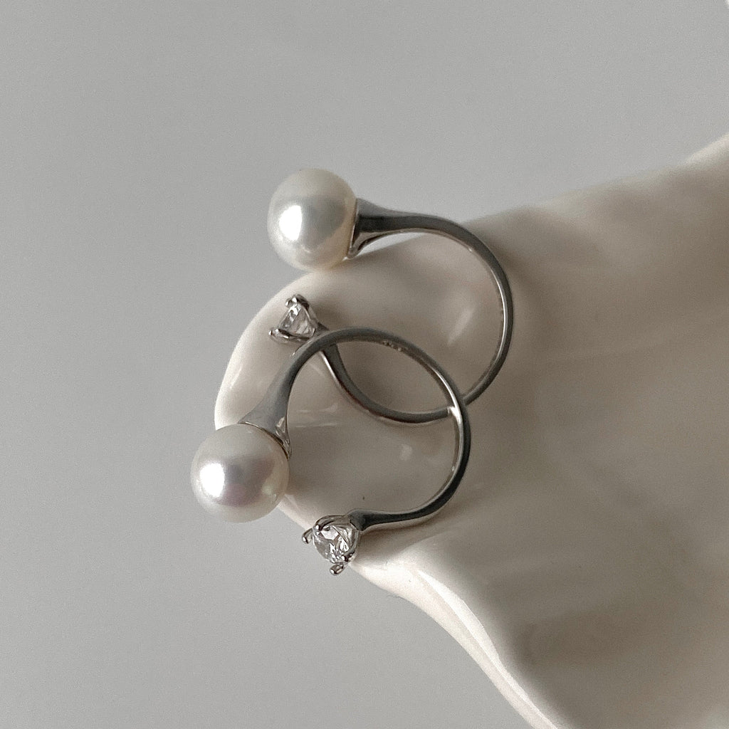 ALICE Pearl Open Ring