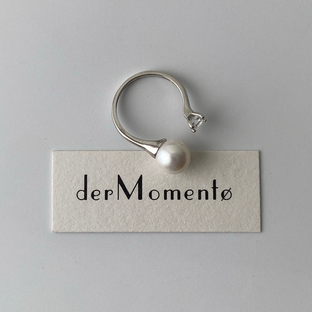 ALICE Pearl Open Ring
