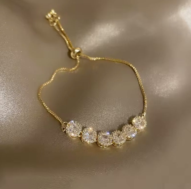 Armband aus Edelstahl, Diamonds, One-Size