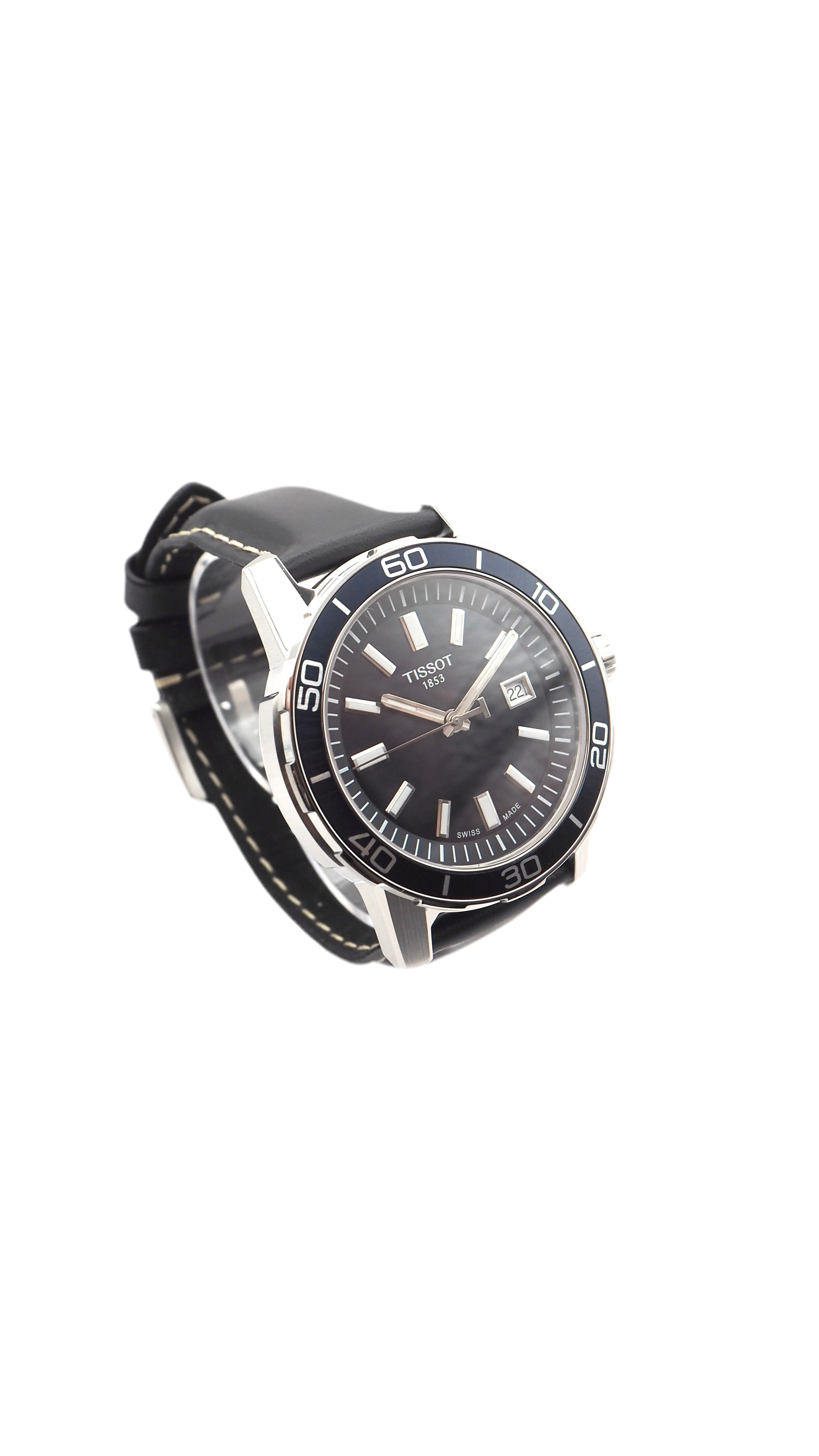 Tissot Supersport Gent T125.610.16.041.00 Herrenuhr 44 mm Edelstahl Neu OVP