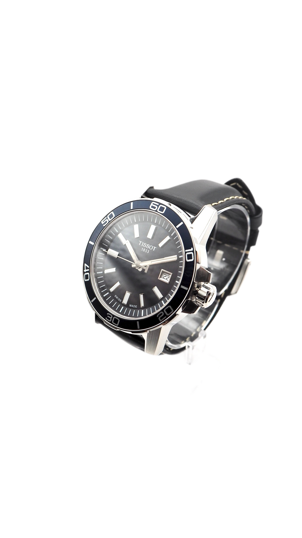 Tissot Supersport Gent T125.610.16.041.00 Herrenuhr 44 mm Edelstahl Neu OVP