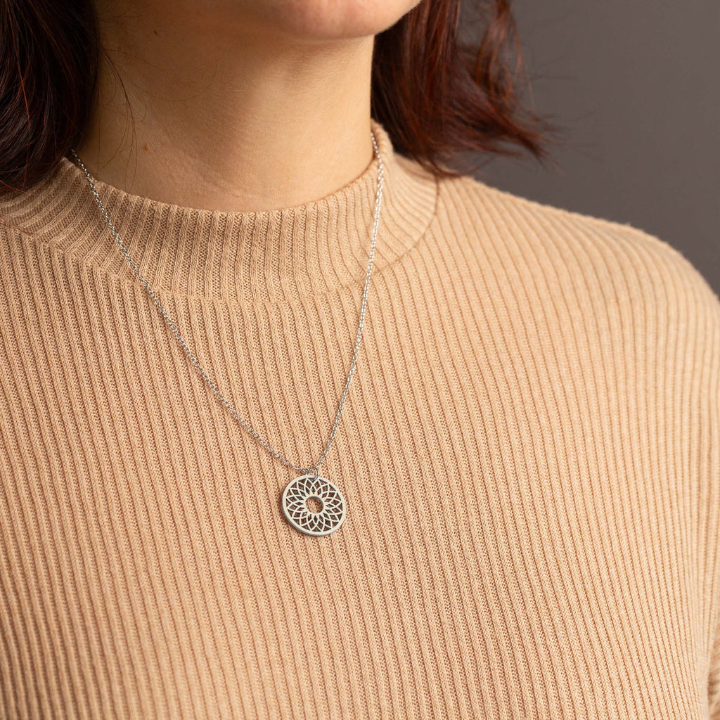 Halskette mit Holzanhänger - 'Spirit'