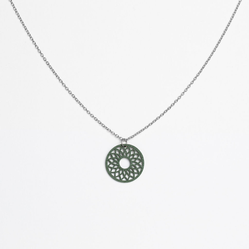 Halskette mit Holzanhänger - 'Spirit'