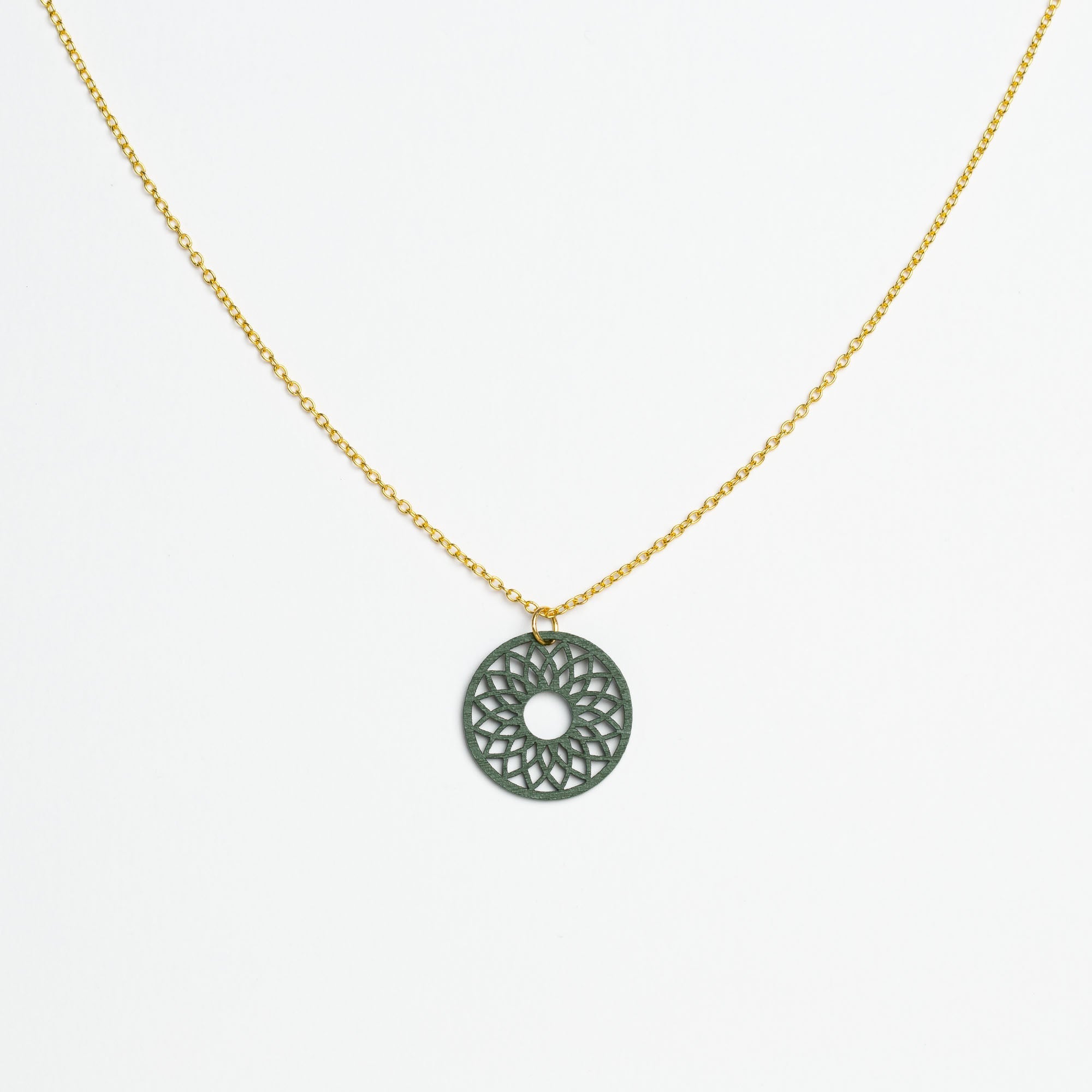 Halskette mit Holzanhänger - 'Spirit'