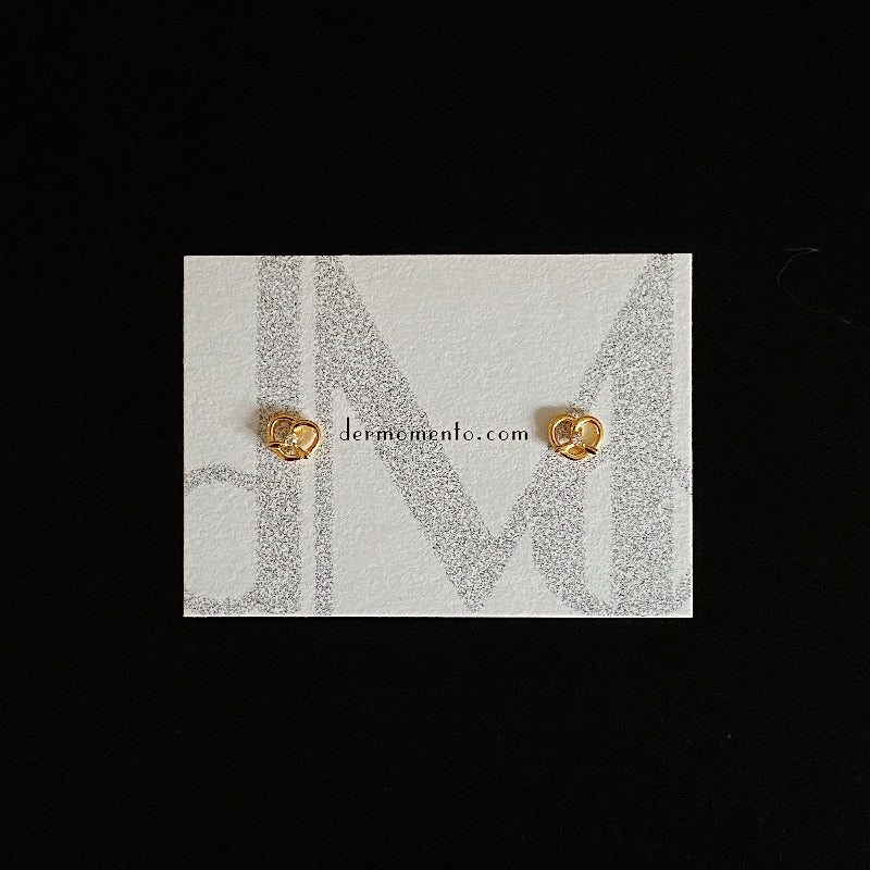 Brezel Stud Earrings