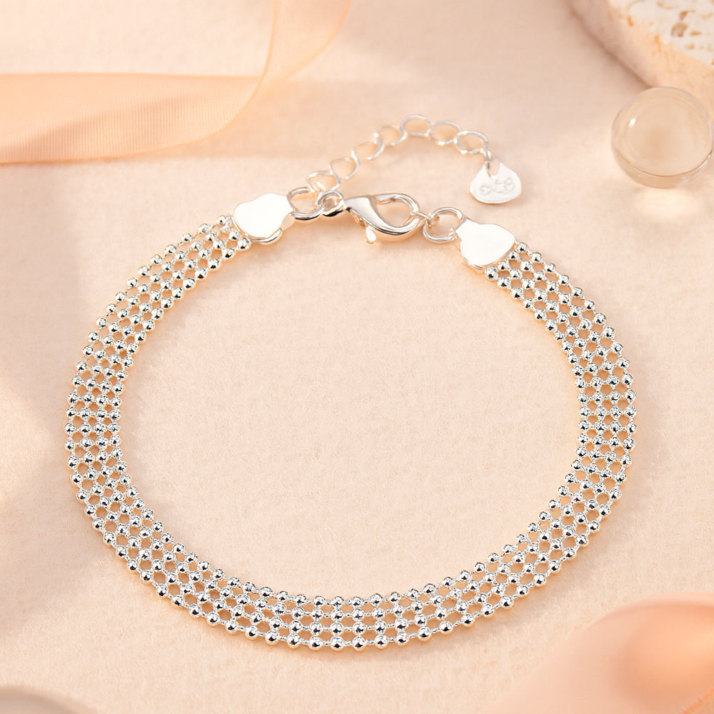 Armband aus 925er Sterling-Silber, 15 + 5cm