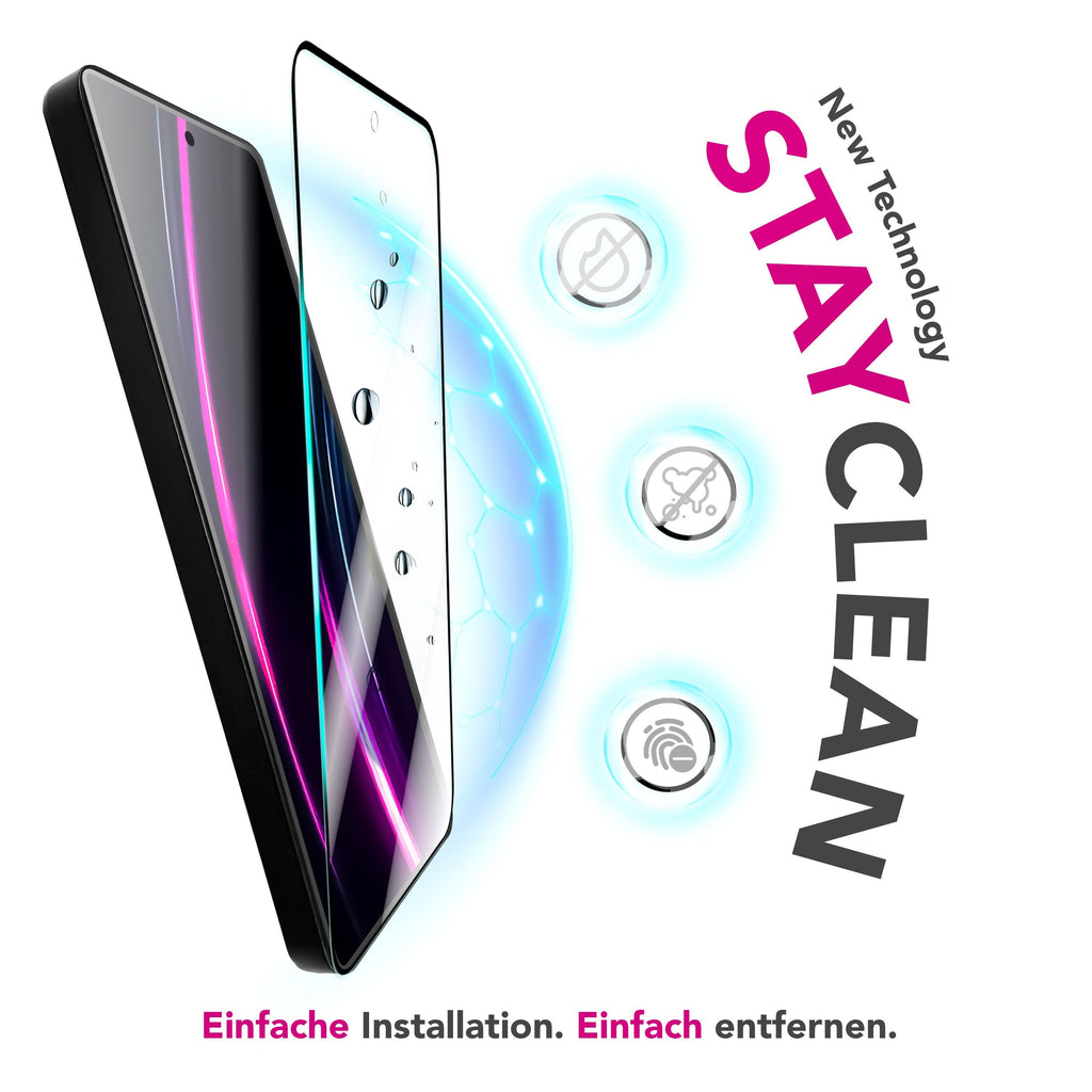 NALIA Glas ArmorGlassX für Samsung Galaxy S25 FE (super klarer Displayschutz) - 2x Schutzglas 9H Härte, Kratzfest, Anti-Schlieren, Hüllen-kompatibel, Oleophob, schwarzer Rahmen