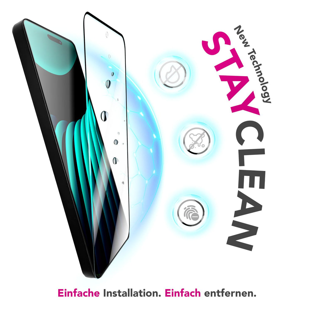 NALIA Display Glas ArmorGlassX für Apple iPhone 17 Air (super klarer Displayschutz) - 2x Schutzglas 9H Härte, Kratzfest, Case-friendly, Touch-sensitiv, Oleophob, schwarzer Rahmen