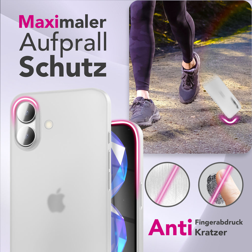 NALIA Hülle Phantom für Apple iPhone 17 (Extrem Dünn) - 0,3mm Ultra-Slim Handyhülle, Matt & Anti-Fingerprint, Ultra-Leicht & Minimalistisch, Schlankes Hardcover
