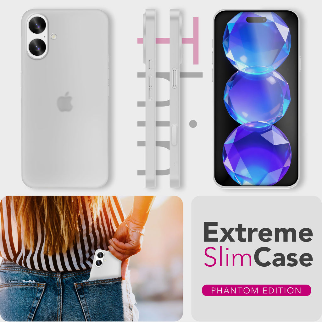 NALIA Hülle Phantom für Apple iPhone 17 (Extrem Dünn) - 0,3mm Ultra-Slim Handyhülle, Matt & Anti-Fingerprint, Ultra-Leicht & Minimalistisch, Schlankes Hardcover