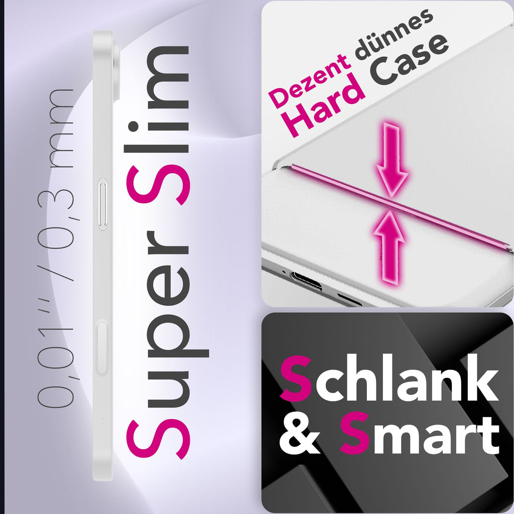 NALIA Hülle Phantom für Apple iPhone 17 Air (Extrem Dünn) - Ultraflaches 0,3mm Hardcase, Mattiert & Anti-Fingerprint, Slim Design Cover, Federleichte Schutzhülle