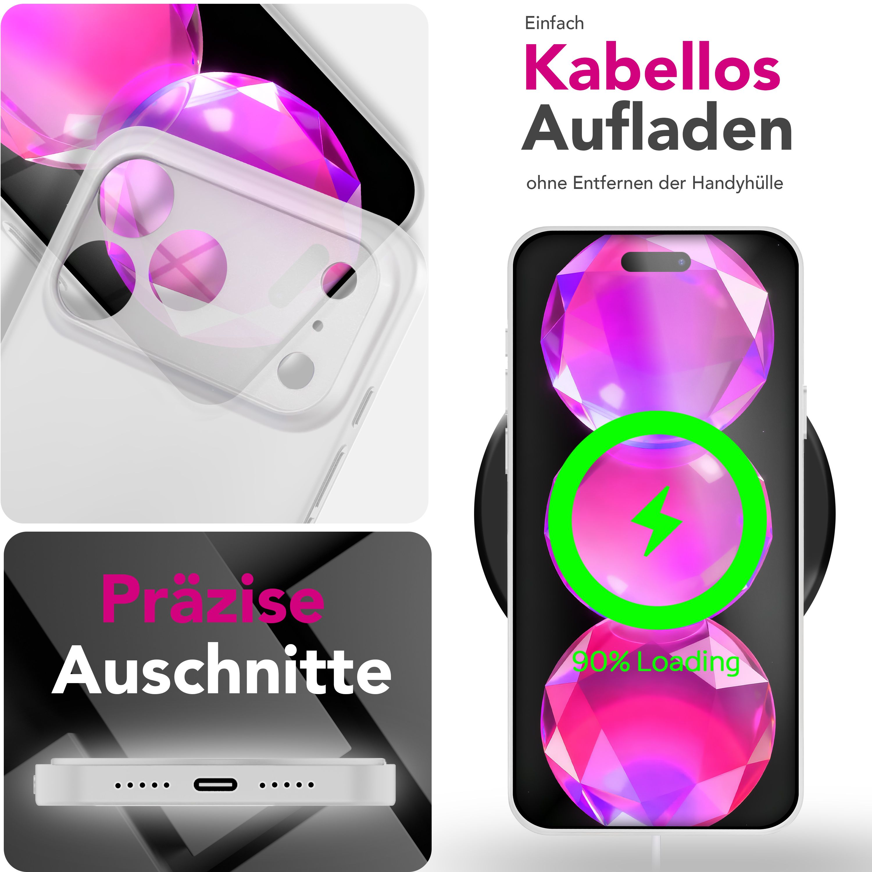 NALIA Hülle Phantom für Apple iPhone 17 Pro Max (Extrem Dünn) - 0,3mm Ultra-Thin Hardcase, Mattiert & Anti-Schlieren Finish, Federleichte Handyhülle, Slim Cover