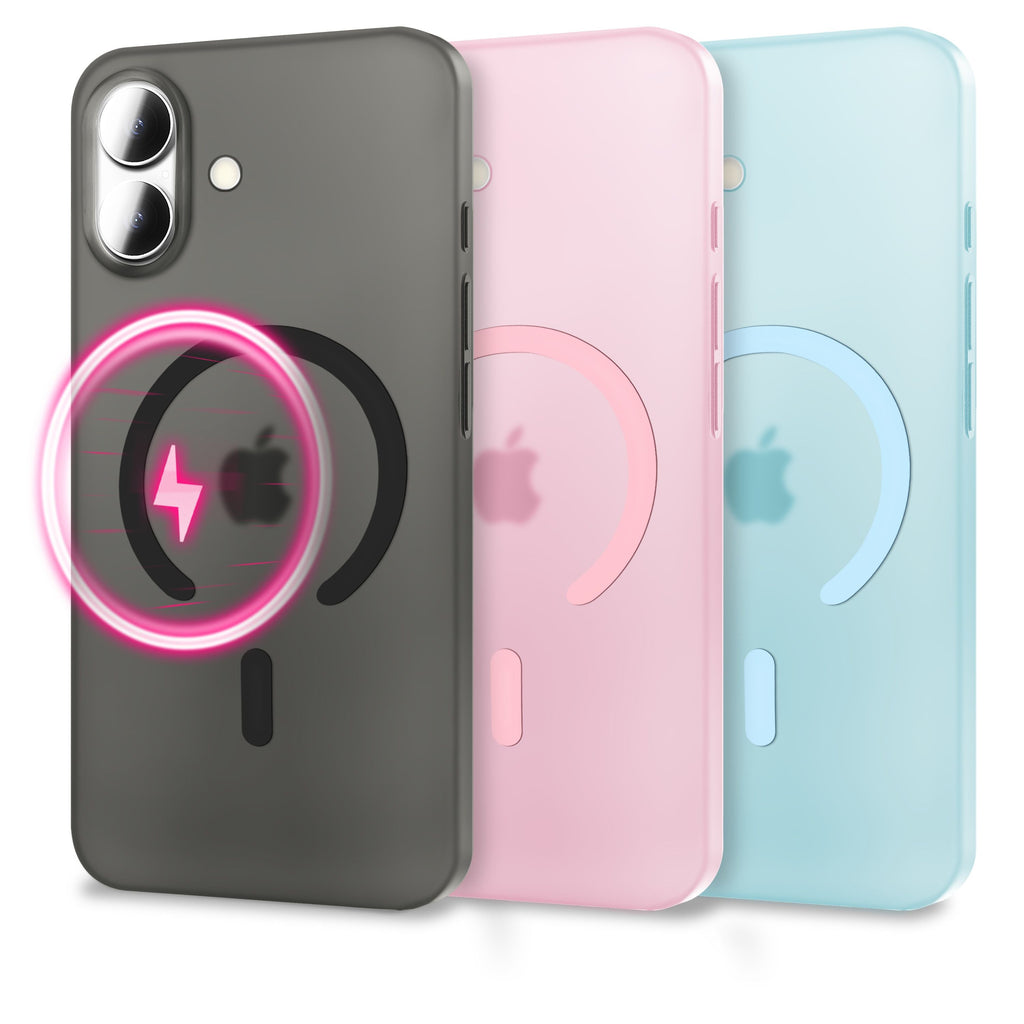 NALIA MagSafe Hülle Thinix für Apple iPhone 17 (Extrem Dünn mit MagPower) - 0,3mm Ultra-Slim Hardcase, Semi-Transparent, Matt & Anti-Fingerprint, Minimalistisch
