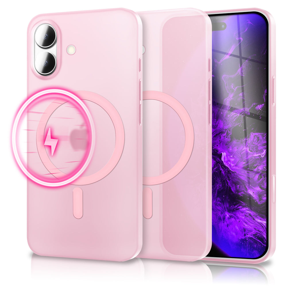 NALIA MagSafe Hülle Thinix für Apple iPhone 17 (Extrem Dünn mit MagPower) - 0,3mm Ultra-Slim Hardcase, Semi-Transparent, Matt & Anti-Fingerprint, Minimalistisch