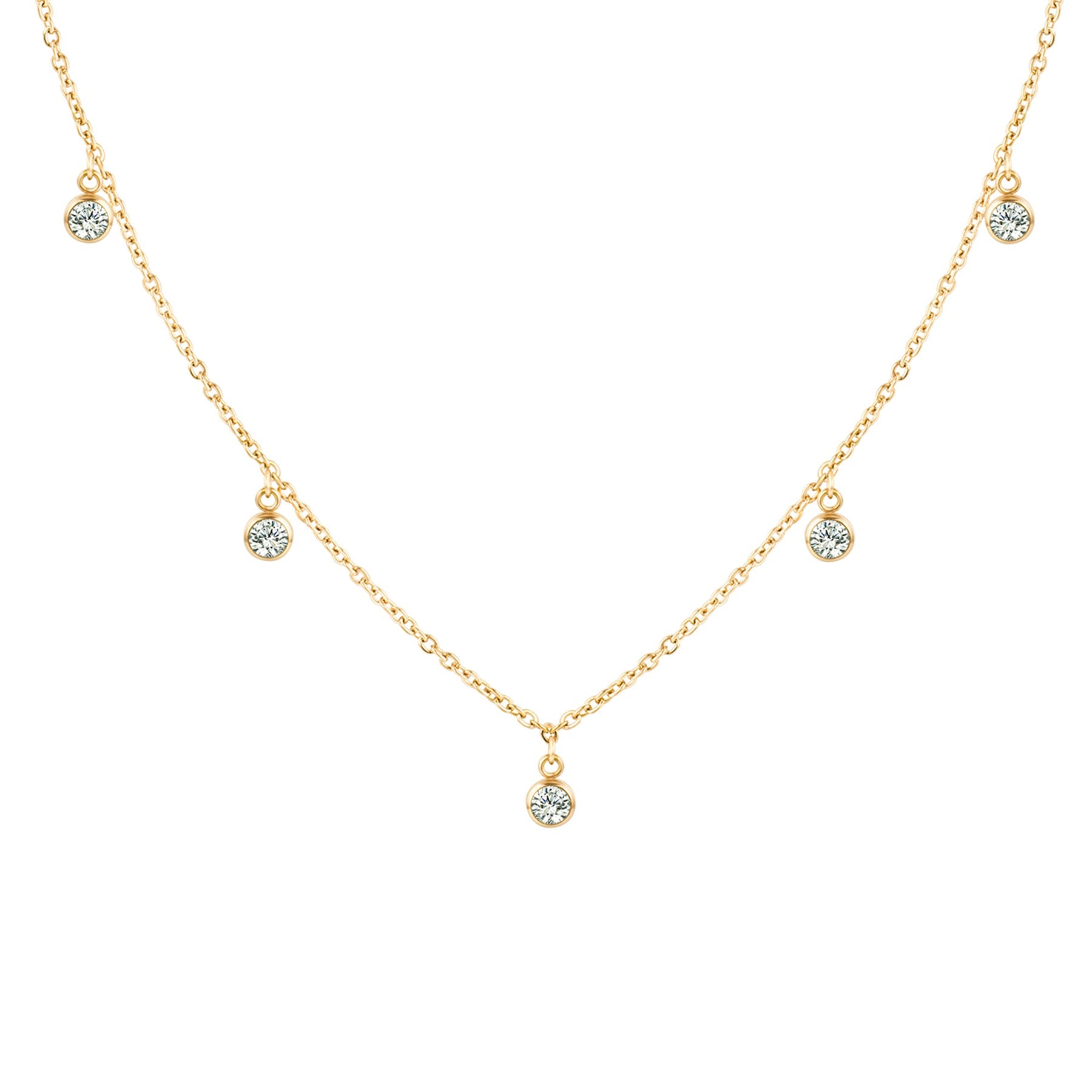 'MAGIC DROP' CHOKER 18K GOLD PLATED