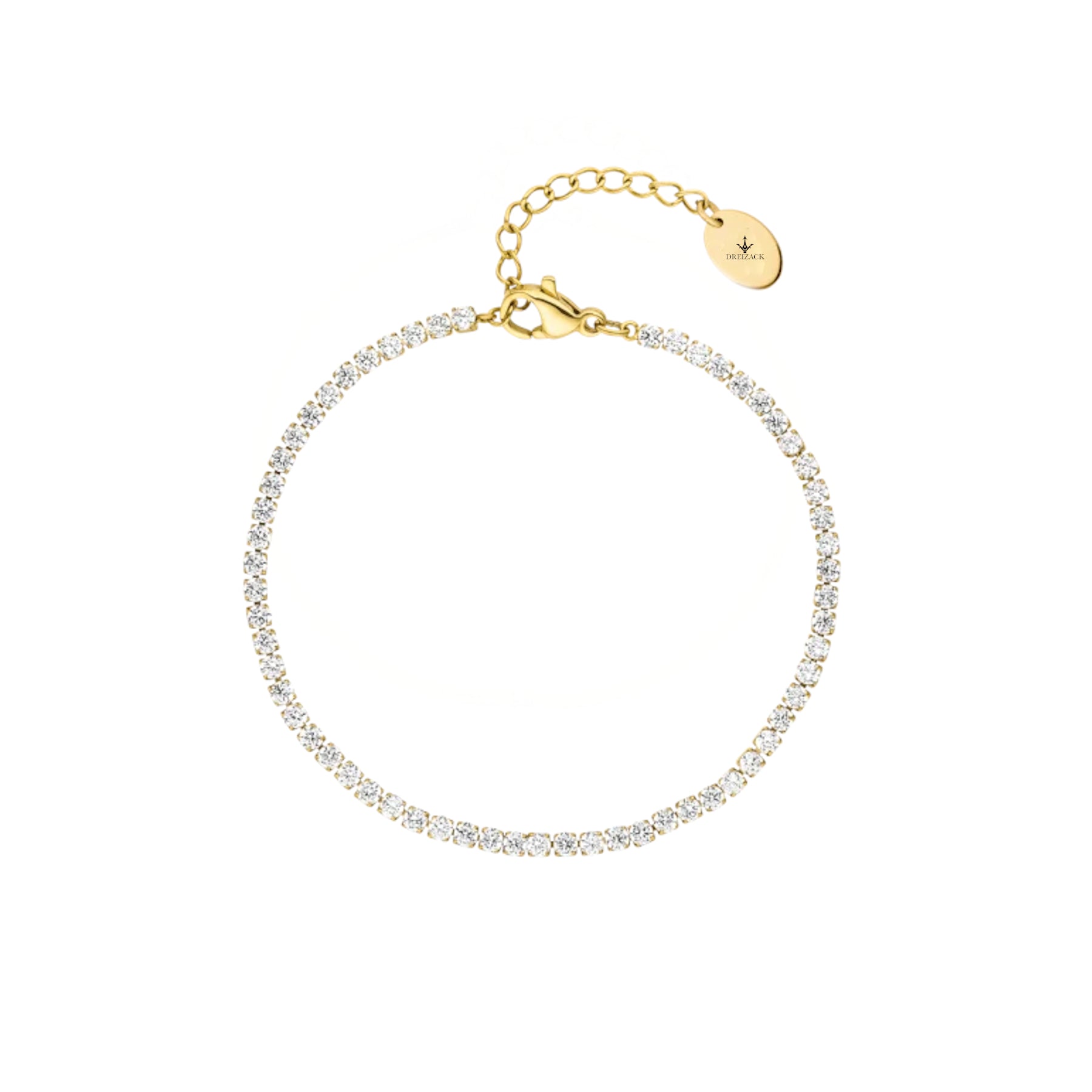 SHINY BRACELET 18K GOLD PLATED