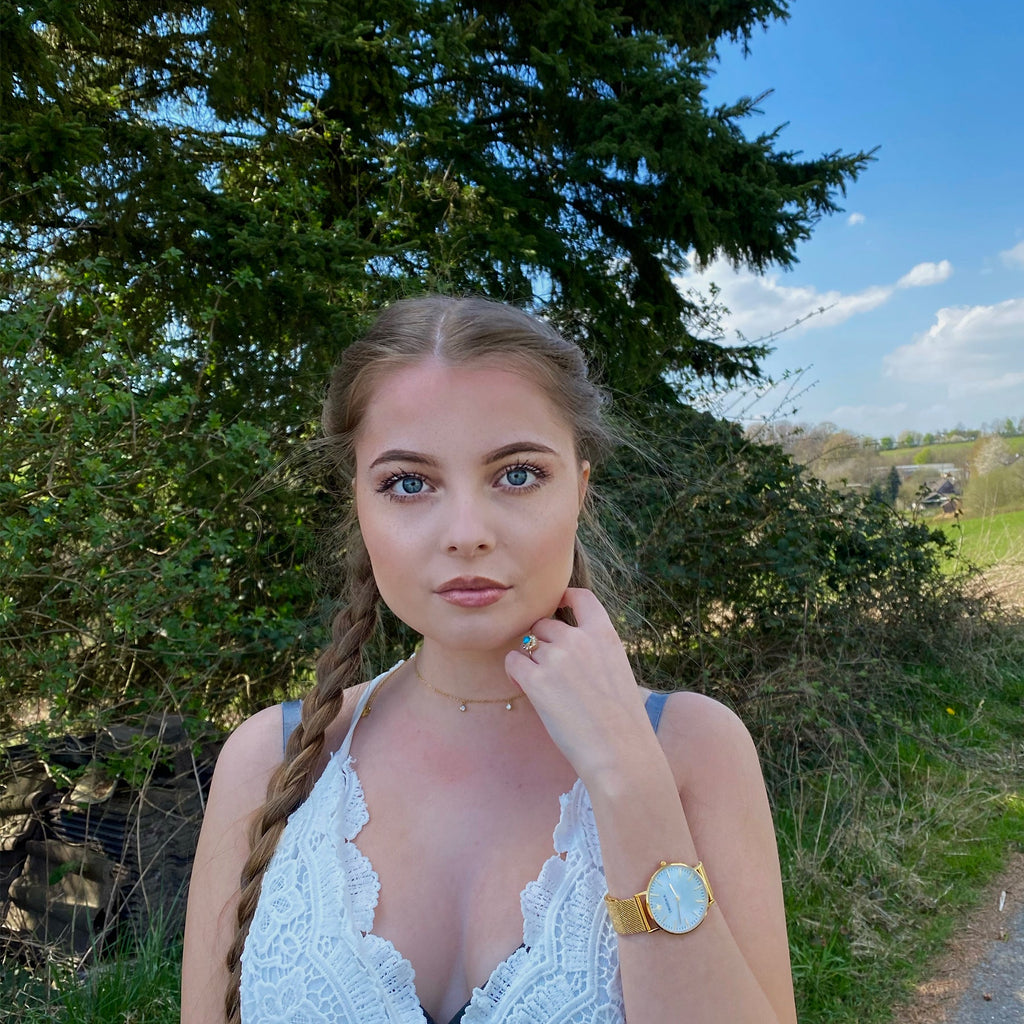 'MAGIC DROP' CHOKER 18K GOLD PLATED